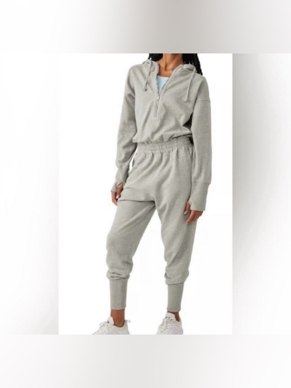 FP Movement Free People Training Day Jumpsuit Grey M - Cozy Athletic